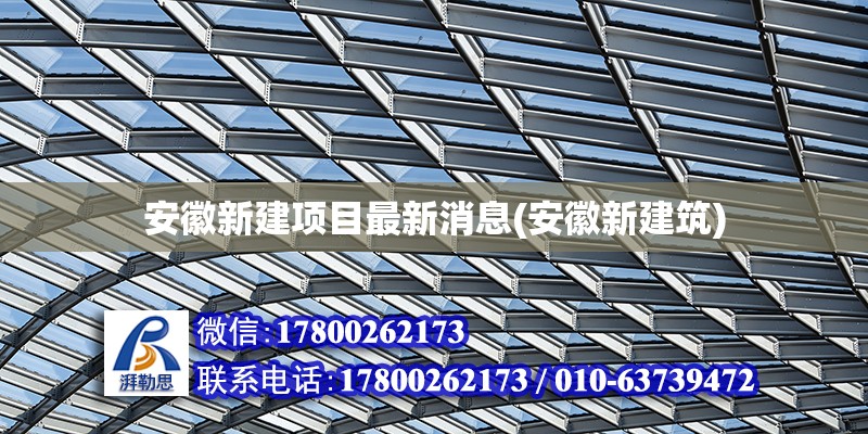 安徽新建項目最新消息(安徽新建筑) 結構框架施工