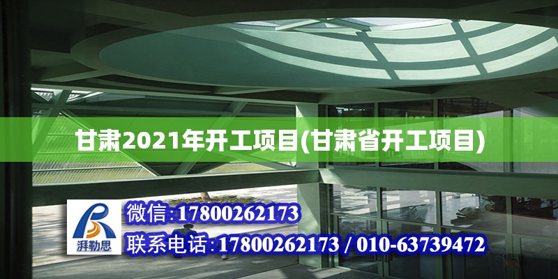 甘肅2021年開工項目(甘肅省開工項目) 鋼結構蹦極施工