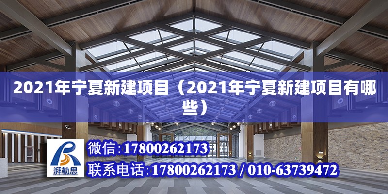 2021年寧夏新建項目（2021年寧夏新建項目有哪些）