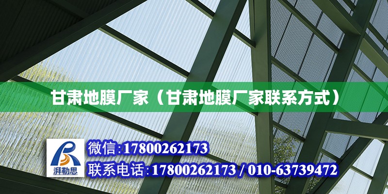 甘肅地膜廠家（甘肅地膜廠家聯系方式） 鋼結構網架設計