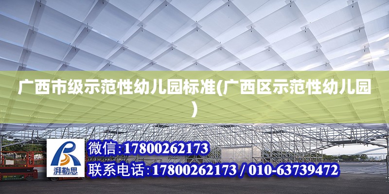 廣西市級示范性幼兒園標準(廣西區示范性幼兒園)