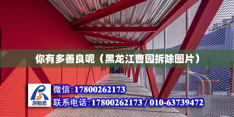 你有多善良呢（黑龍江曹園拆除圖片） 北京鋼結構設計