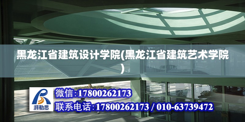 黑龍江省建筑設計學院(黑龍江省建筑藝術學院)