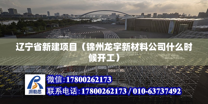 遼寧省新建項目（錦州龍宇新材料公司什么時候開工） 裝飾家裝施工