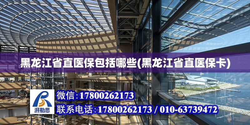 黑龍江省直醫保包括哪些(黑龍江省直醫?？? 結構污水處理池設計