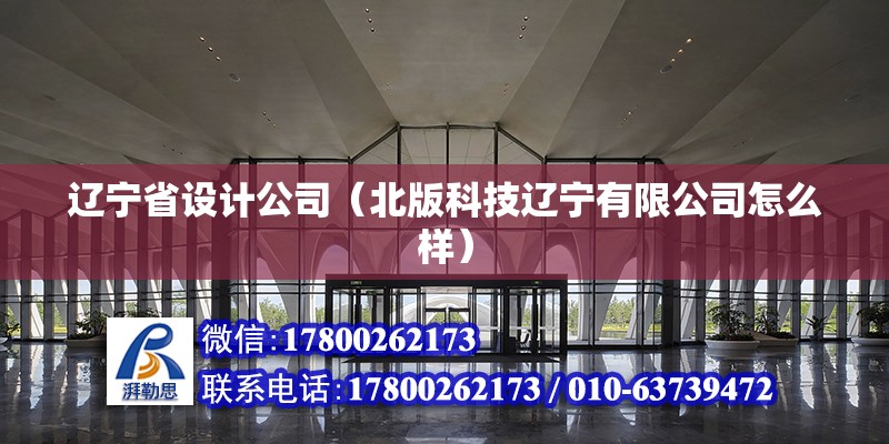 遼寧省設計公司（北版科技遼寧有限公司怎么樣）