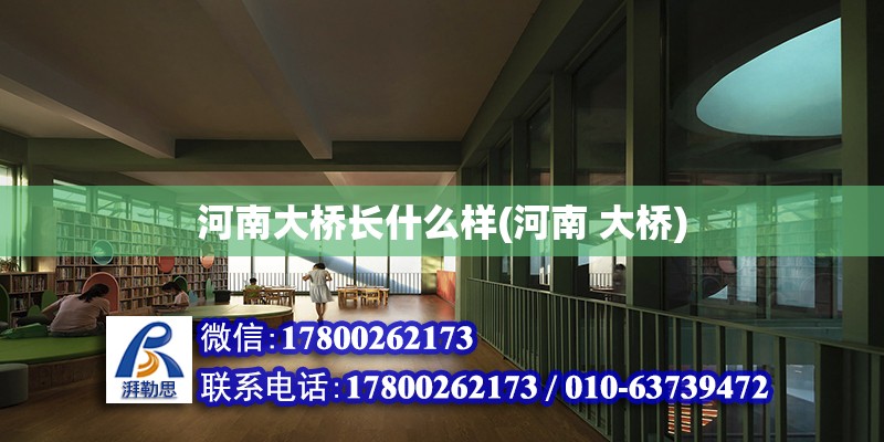 河南大橋長什么樣(河南 大橋) 結構地下室設計