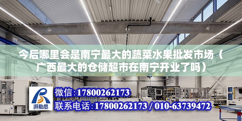 今后哪里會是南寧最大的蔬菜水果批發市場（廣西最大的倉儲超市在南寧開業了嗎）