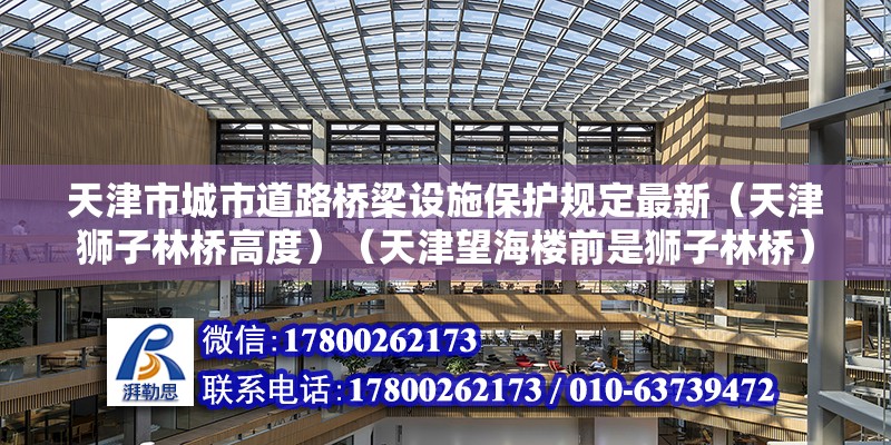 天津市城市道路橋梁設施保護規定最新（天津獅子林橋高度）（天津望海樓前是獅子林橋） 鋼結構有限元分析設計