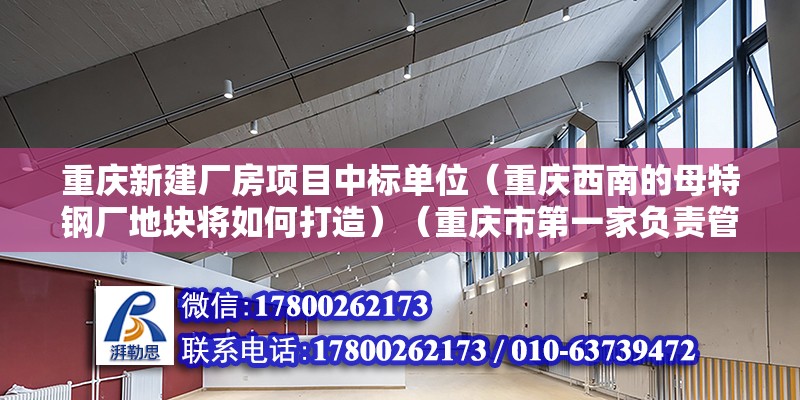 重慶新建廠房項目中標單位（重慶西南的母特鋼廠地塊將如何打造）（重慶市第一家負責管理政府投資項目建設的國有獨資公司） 建筑方案設計