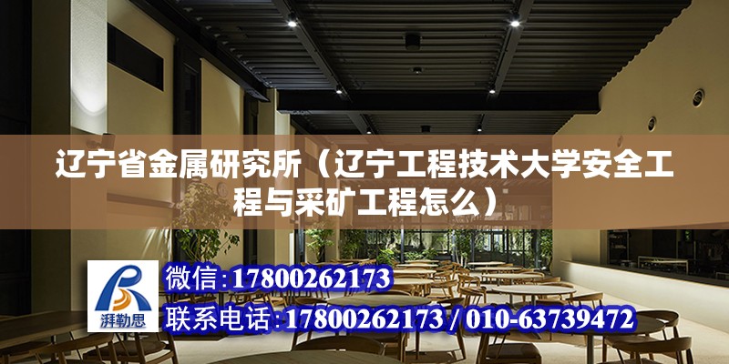 遼寧省金屬研究所（遼寧工程技術大學安全工程與采礦工程怎么）