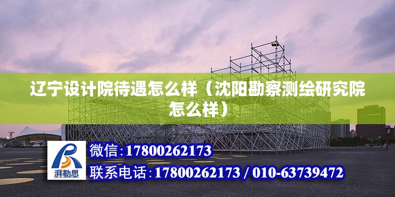 遼寧設計院待遇怎么樣（沈陽勘察測繪研究院怎么樣） 鋼結構網架設計