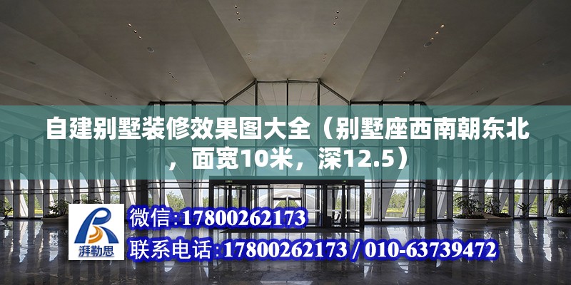 自建別墅裝修效果圖大全（別墅座西南朝東北，面寬10米，深12.5） 結構機械鋼結構施工