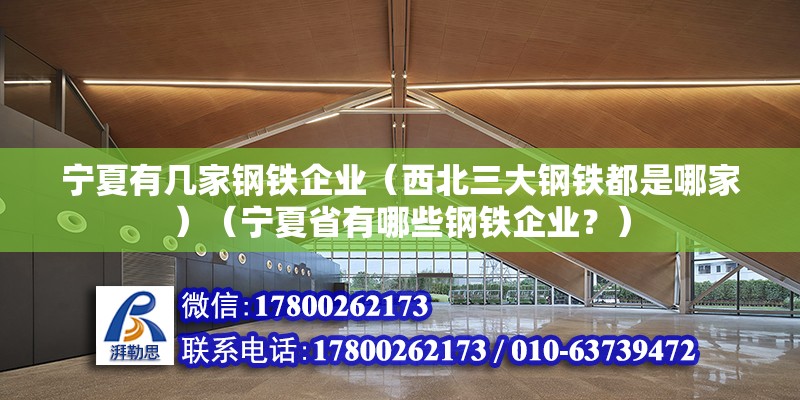 寧夏有幾家鋼鐵企業（西北三大鋼鐵都是哪家）（寧夏省有哪些鋼鐵企業？） 鋼結構鋼結構螺旋樓梯設計