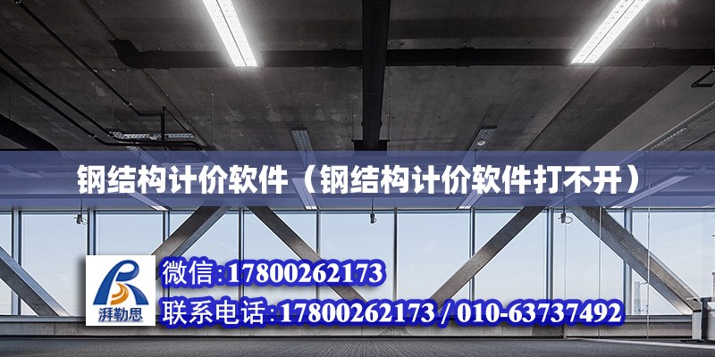 鋼結構計價軟件（鋼結構計價軟件打不開） 鋼結構網架設計