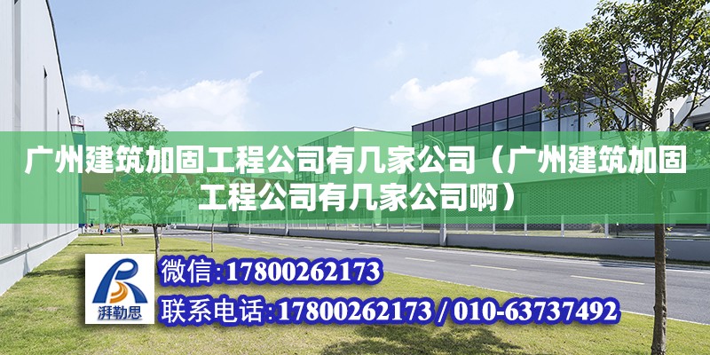 廣州建筑加固工程公司有幾家公司（廣州建筑加固工程公司有幾家公司啊）