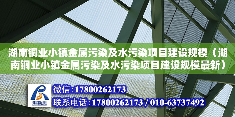 湖南銅業小鎮金屬污染及水污染項目建設規模（湖南銅業小鎮金屬污染及水污染項目建設規模最新）