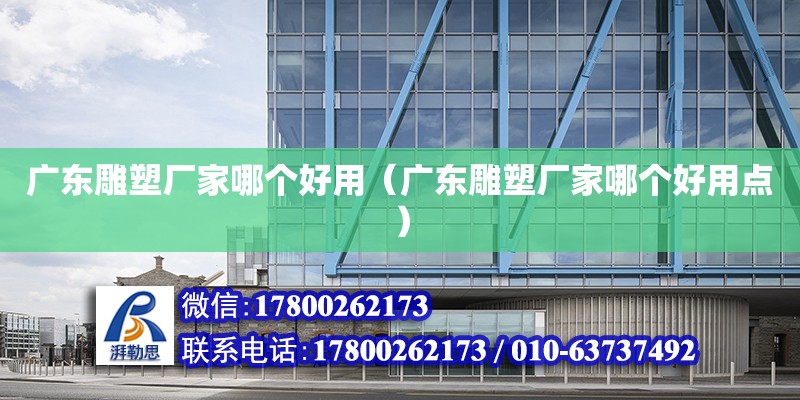 廣東雕塑廠家哪個好用（廣東雕塑廠家哪個好用點） 鋼結構網架設計