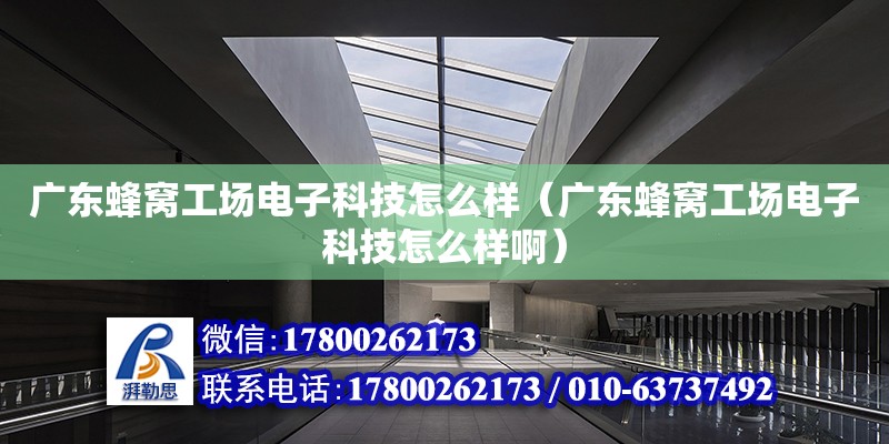 廣東蜂窩工場電子科技怎么樣（廣東蜂窩工場電子科技怎么樣?。? title=