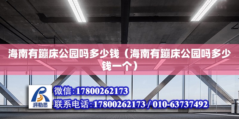 海南有蹦床公園嗎多少錢（海南有蹦床公園嗎多少錢一個） 鋼結構網架設計