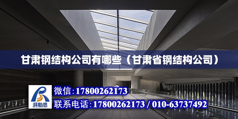 甘肅鋼結構公司有哪些（甘肅省鋼結構公司） 鋼結構鋼結構螺旋樓梯設計