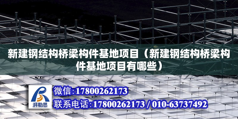 新建鋼結構橋梁構件基地項目（新建鋼結構橋梁構件基地項目有哪些）