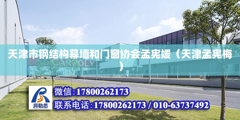 天津市鋼結構幕墻和門窗協會孟憲媛（天津孟憲梅） 結構工業裝備設計