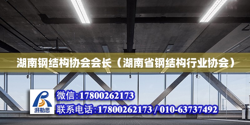 湖南鋼結構協會會長（湖南省鋼結構行業協會） 鋼結構有限元分析設計