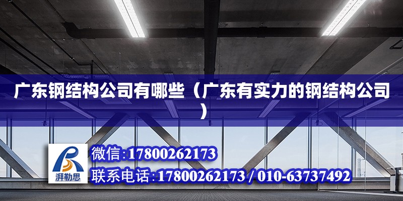 廣東鋼結構公司有哪些（廣東有實力的鋼結構公司） 建筑施工圖設計