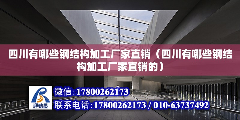 四川有哪些鋼結構加工廠家直銷（四川有哪些鋼結構加工廠家直銷的）