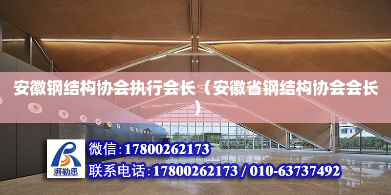 安徽鋼結構協會執行會長（安徽省鋼結構協會會長） 鋼結構跳臺施工