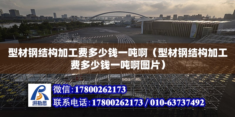 型材鋼結構加工費多少錢一噸?。ㄐ筒匿摻Y構加工費多少錢一噸啊圖片）