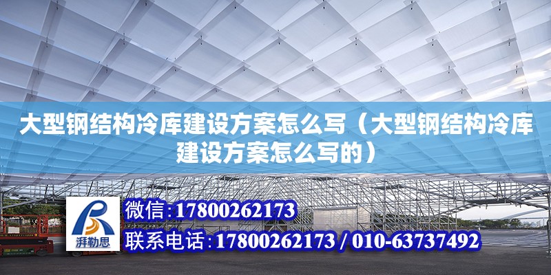 大型鋼結構冷庫建設方案怎么寫（大型鋼結構冷庫建設方案怎么寫的）