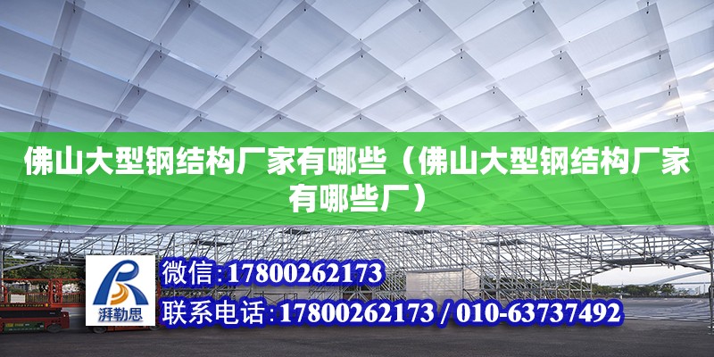 佛山大型鋼結構廠家有哪些（佛山大型鋼結構廠家有哪些廠） 鋼結構門式鋼架施工