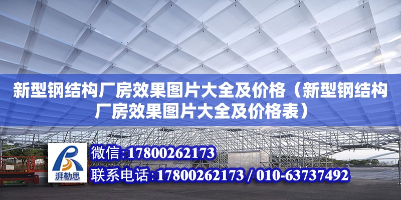 新型鋼結構廠房效果圖片大全及價格（新型鋼結構廠房效果圖片大全及價格表）