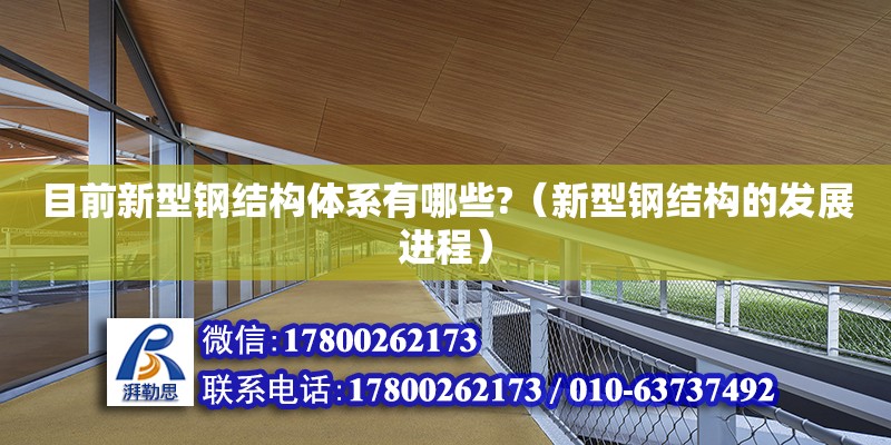 目前新型鋼結構體系有哪些?（新型鋼結構的發展進程）