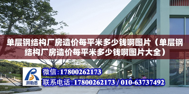 單層鋼結構廠房造價每平米多少錢啊圖片（單層鋼結構廠房造價每平米多少錢啊圖片大全） 裝飾幕墻設計