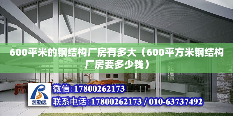 600平米的鋼結構廠房有多大（600平方米鋼結構廠房要多少錢） 鋼結構異形設計