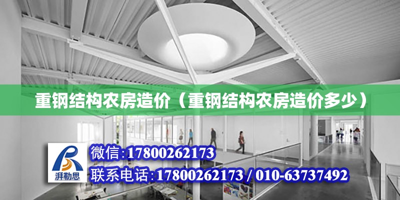 重鋼結構農房造價（重鋼結構農房造價多少） 結構框架設計