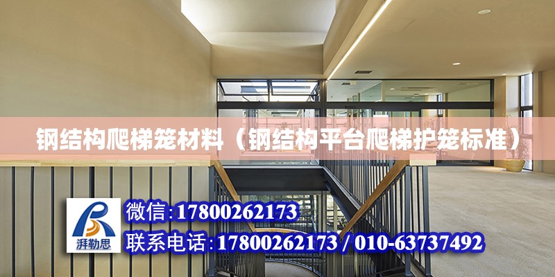 鋼結構爬梯籠材料（鋼結構平臺爬梯護籠標準） 鋼結構跳臺設計