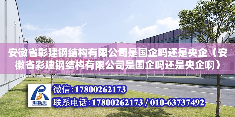 安徽省彩建鋼結構有限公司是國企嗎還是央企（安徽省彩建鋼結構有限公司是國企嗎還是央企啊）