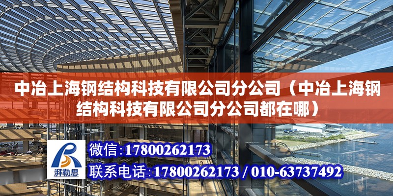 中冶上海鋼結構科技有限公司分公司（中冶上海鋼結構科技有限公司分公司都在哪）