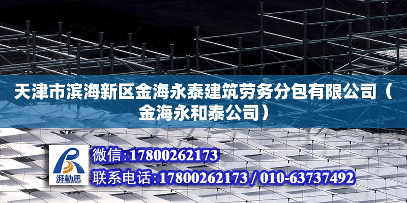 天津市濱海新區金海永泰建筑勞務分包有限公司（金海永和泰公司）