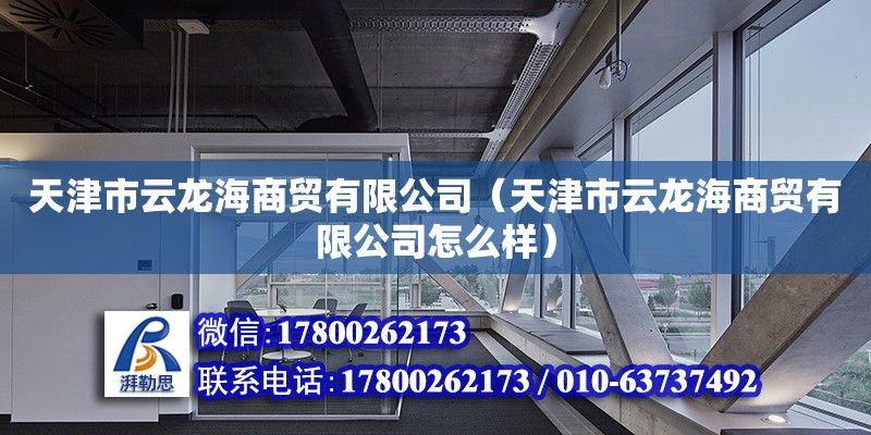 天津市云龍海商貿有限公司（天津市云龍海商貿有限公司怎么樣）