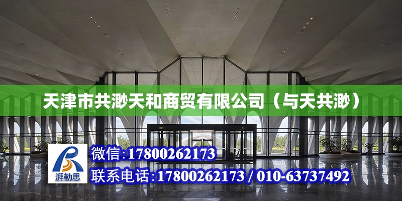 天津市共渺天和商貿有限公司（與天共渺） 結構工業裝備設計