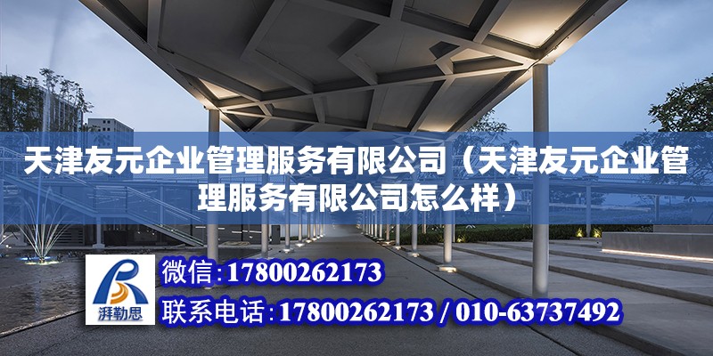 天津友元企業管理服務有限公司（天津友元企業管理服務有限公司怎么樣）