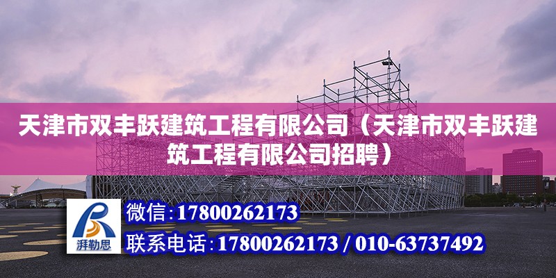 天津市雙豐躍建筑工程有限公司（天津市雙豐躍建筑工程有限公司招聘）