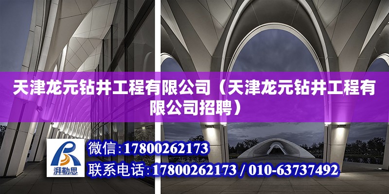 天津龍元鉆井工程有限公司（天津龍元鉆井工程有限公司招聘）