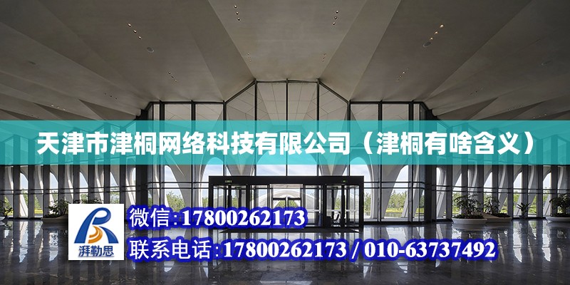 天津市津桐網絡科技有限公司（津桐有啥含義）