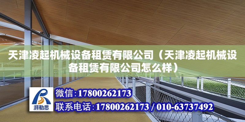 天津凌起機械設備租賃有限公司（天津凌起機械設備租賃有限公司怎么樣） 全國鋼結構廠